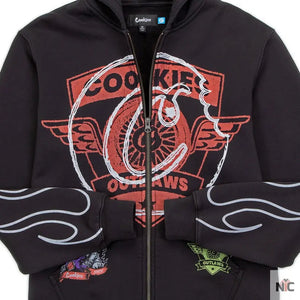 Cookies Outlaws Full Zip Pullover Hoodie The Urban Hawk
