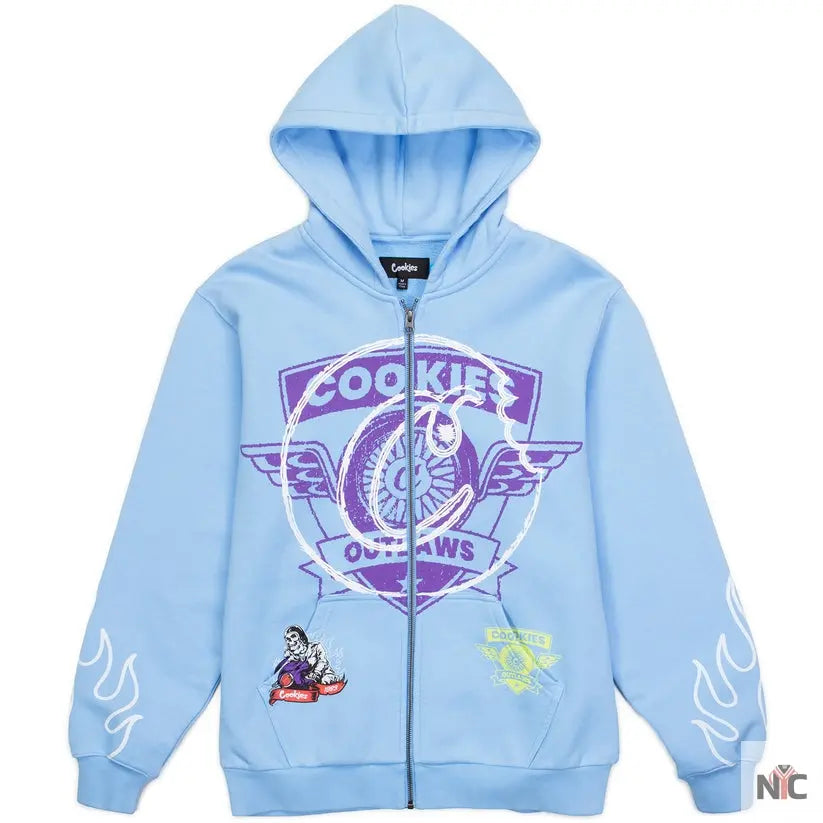 Cookies Outlaws Full Zip Pullover Hoodie The Urban Hawk