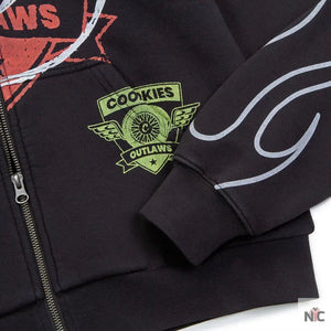 Cookies Outlaws Full Zip Pullover Hoodie The Urban Hawk