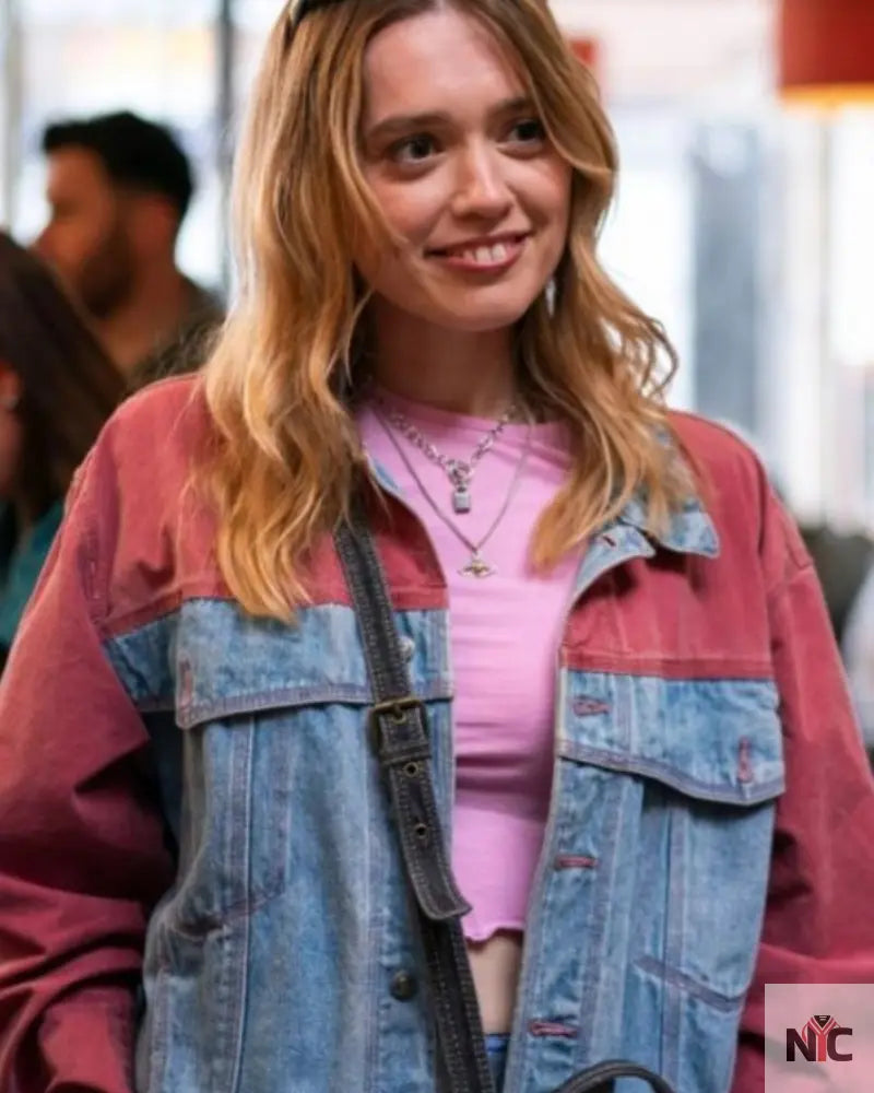 Daddy Issues S01 Aimee Lou Wood Denim Jacket The Urban Hawk
