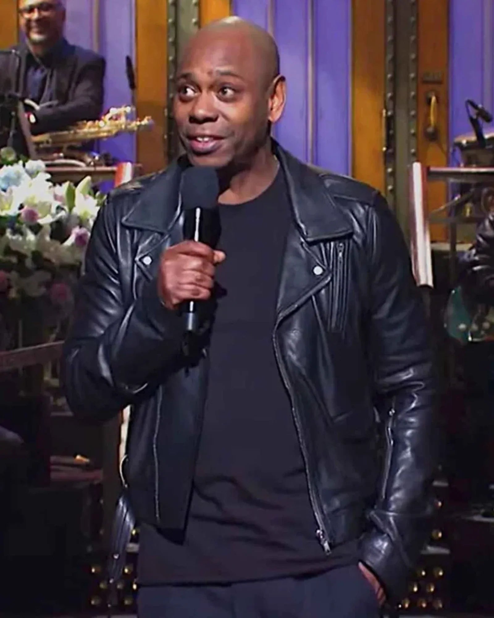 Dave-Chappelle-Biker-Leather-Jacket
