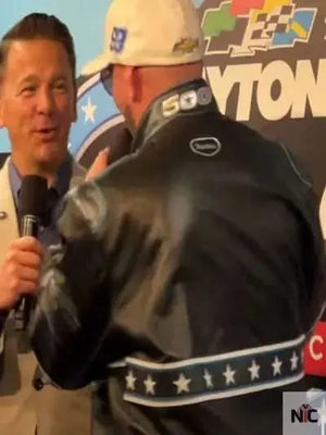 Daytona 500 Pitbull Black Leather Jacket The Urban Hawk