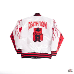 Death Row Lightning Satin Jacket The Urban Hawk