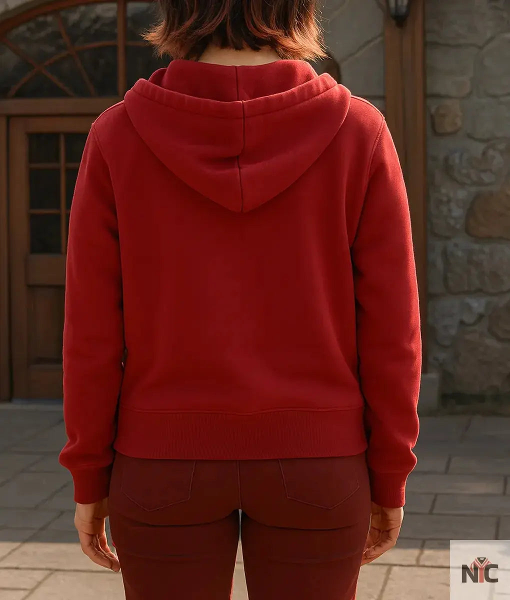 Death of a Unicorn Jenna Ortega Red Hoodie The Urban Hawk