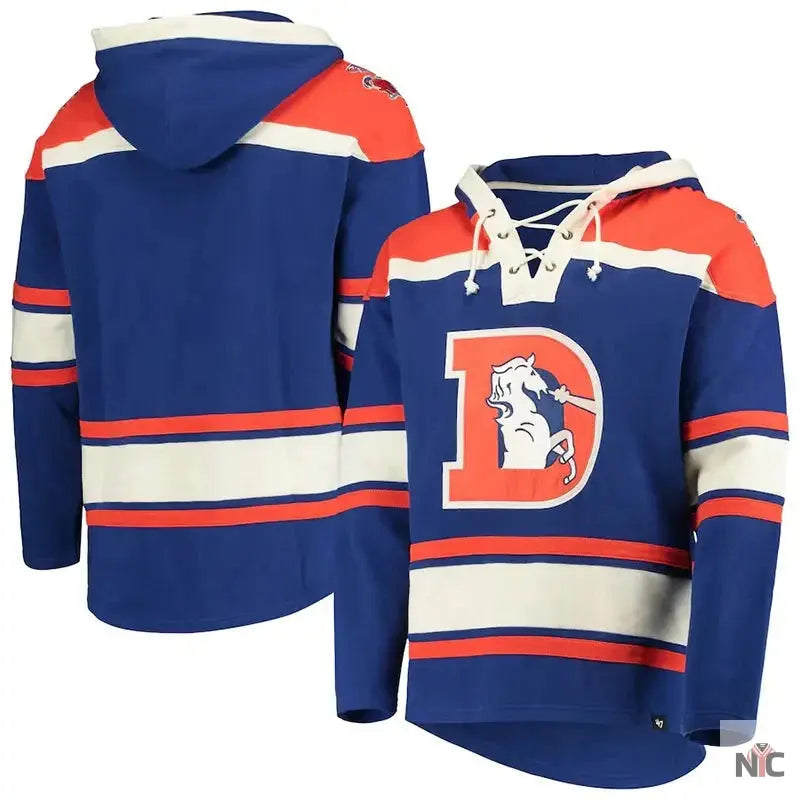 Denver Broncos Throwback Lacer Hoodie The Urban Hawk