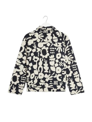 Dirty Laundry S05 Black & White Floral Print Jacket USA Jackets