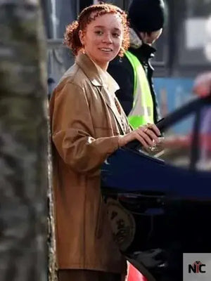 Erin Kellyman Eleanor the Great 2025 Brown Coat The Urban Hawk