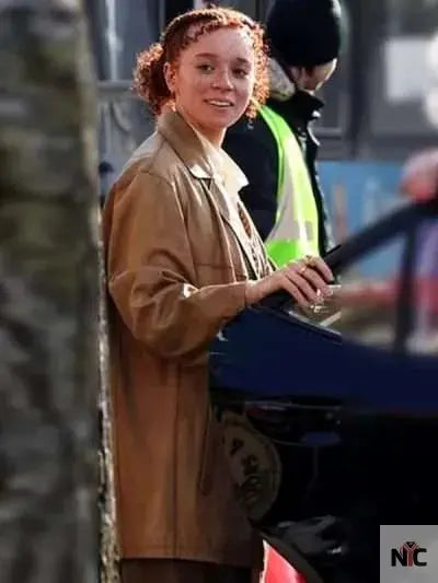 Erin Kellyman Eleanor the Great 2025 Brown Coat The Urban Hawk