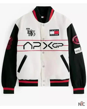 F1 Movie Damson Idris x APXGP Racing Varsity Jacket The Urban Hawk