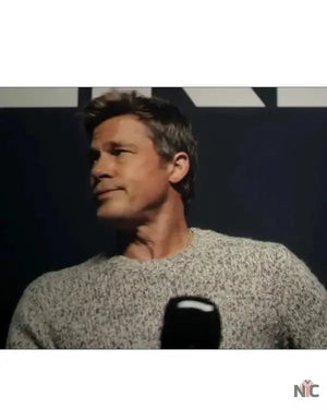F1 The Movie Brad Pitt Knitted Sweatshirt The Urban Hawk