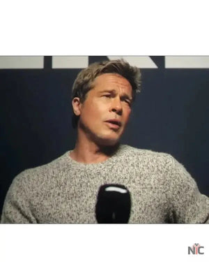 F1 The Movie Brad Pitt Knitted Sweatshirt The Urban Hawk