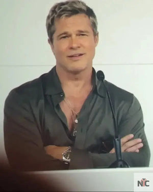 F1 The Movie Brad Pitt Silk Shirt The Urban Hawk
