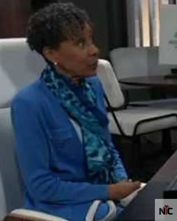 General Hospital 2025 Vernee Watson Blue Jacket The Urban Hawk