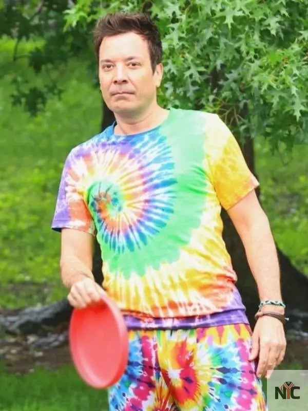 Jimmy Fallon Rainbow Tie Dye Shirt The Urban Hawk