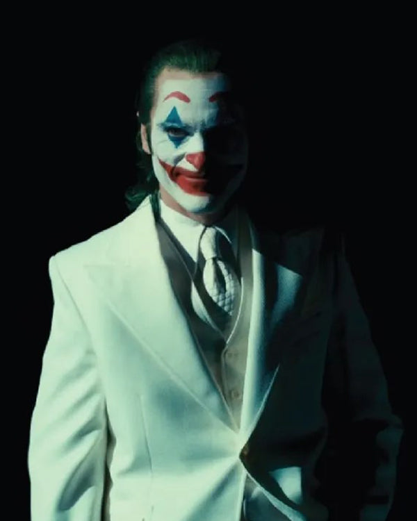 Joker Folie A Deux 2024 Joaquin Phoenix White Suit