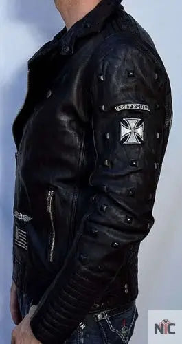 КОЖАНАЯ КУРТКА AFFLICTION AMERICAN REBORN JACKET The Urban Hawk