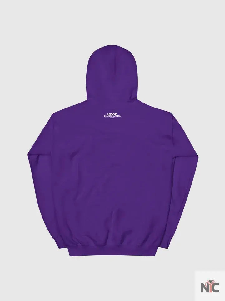 KPop Demon Hunters Huntrix Logo Purple Hoodie The Urban Hawk