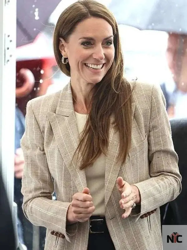 Kate Middleton Blaze Milano Pinstriped Blazer The Urban Hawk
