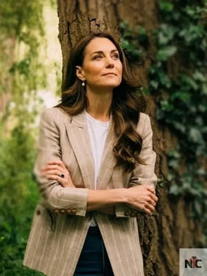Kate Middleton Blaze Milano Pinstriped Blazer The Urban Hawk