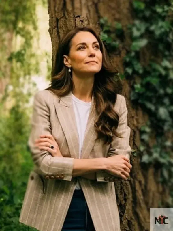 Kate Middleton Blaze Milano Pinstriped Blazer The Urban Hawk