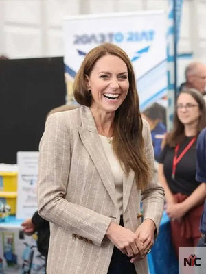 Kate Middleton Blaze Milano Pinstriped Blazer The Urban Hawk