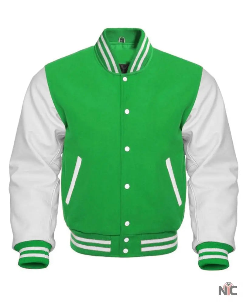 Kelly Green Varsity Jacket The Urban Hawk