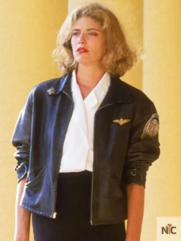 Kelly McGillis Top Gun Leather Jacket The Urban Hawk