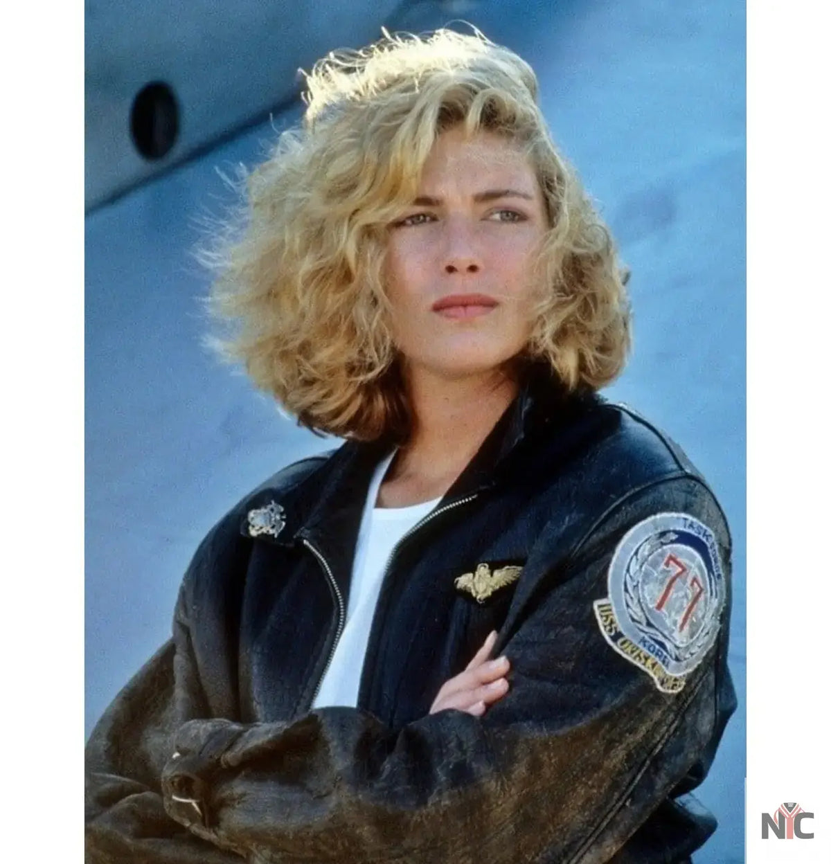 Kelly McGillis Top Gun Leather Jacket The Urban Hawk