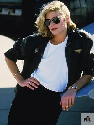 Kelly McGillis Top Gun Leather Jacket The Urban Hawk
