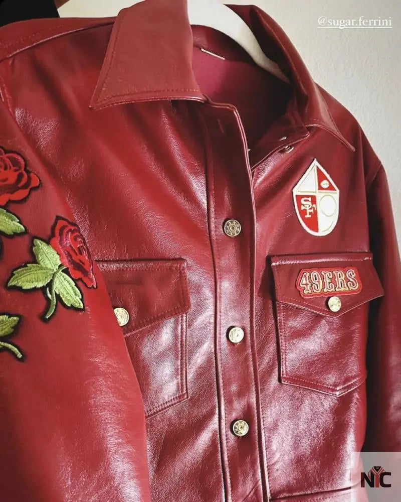 Lana Del Rey Super Bowl LVIII Red Jacket The Urban Hawk
