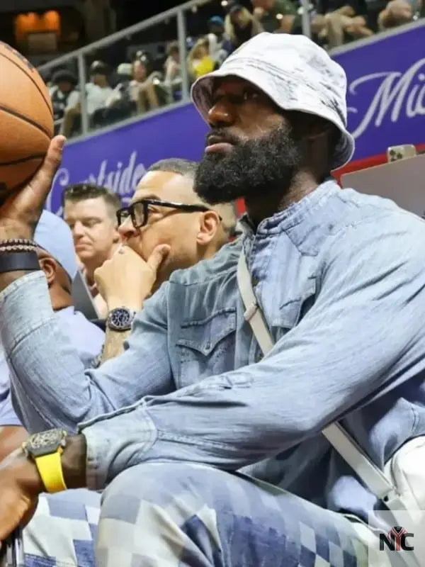 LeBron James 2025 NBA Summer League Denim Shirt The Urban Hawk