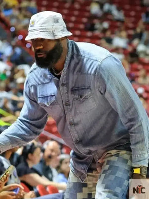 LeBron James 2025 NBA Summer League Denim Shirt The Urban Hawk