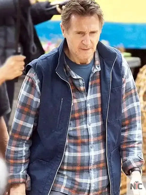 Liam Neeson Ice Road Vengeance 2025 Blue Vest The Urban Hawk