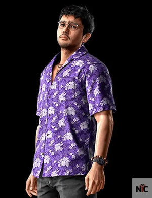 Like A Dragon Infinite Wealth Eric Tomizawa Purple Shirt The Urban Hawk