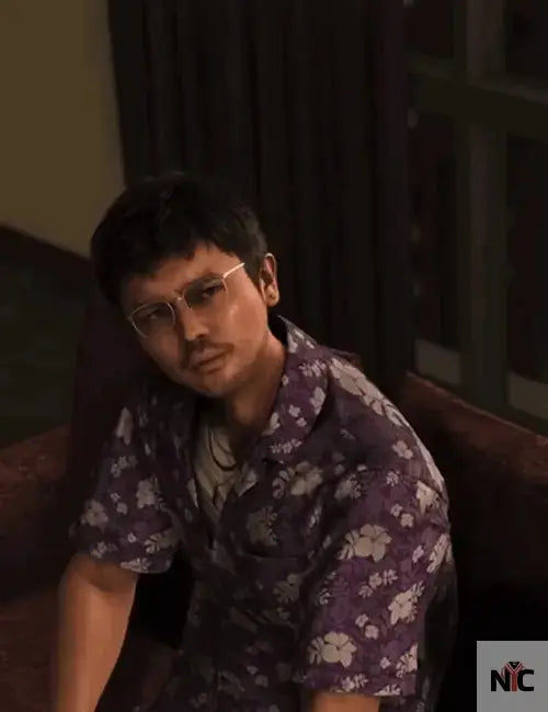 Like A Dragon Infinite Wealth Eric Tomizawa Purple Shirt The Urban Hawk