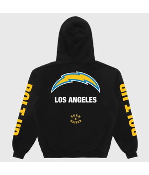 Los Angeles Chargers Born x Raised Pro Script Hoodie USA Jackets