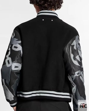 Louis Vuitton Chains Camo Varsity Jacket The Urban Hawk