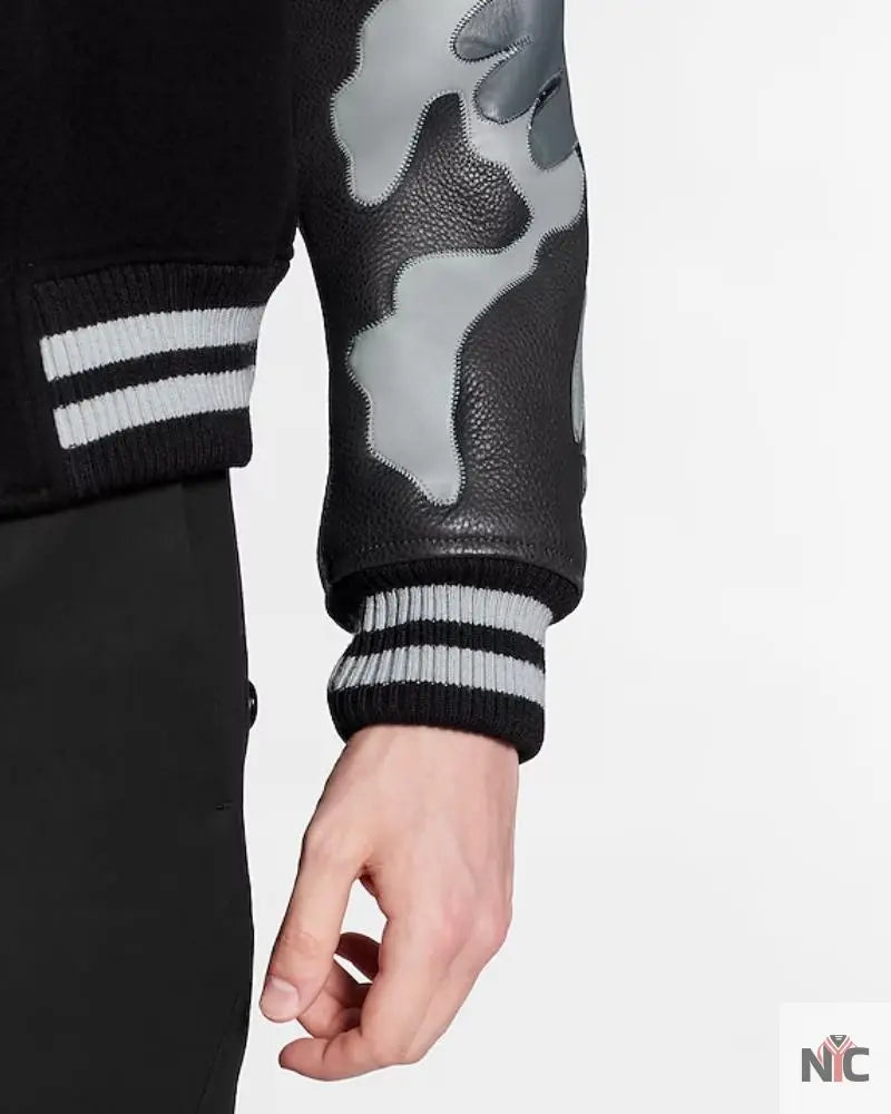 Louis Vuitton Chains Camo Varsity Jacket The Urban Hawk