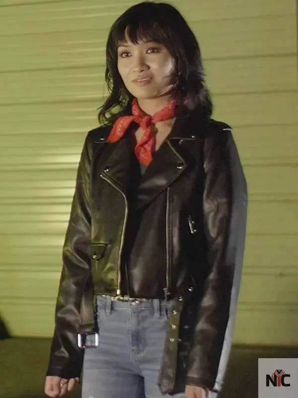 Marieka Prom Killer Clown Girls Black Leather Jacket The Urban Hawk