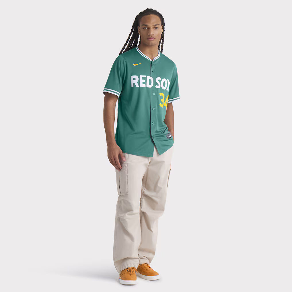 Men’s Boston Red Sox David Ortiz Nike Green 2025 Jersey The Urban Hawk