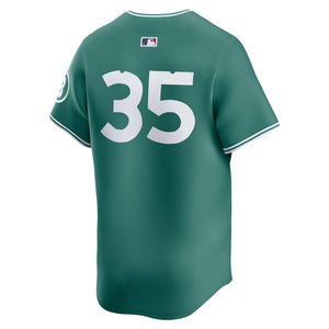 Men’s Boston Red Sox Garrett Crochet Nike Green 2025 Jersey The Urban Hawk