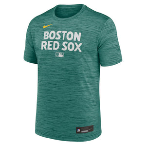 Men’s Boston Red Sox Nike Green 2025 Velocity T-Shirt The Urban Hawk