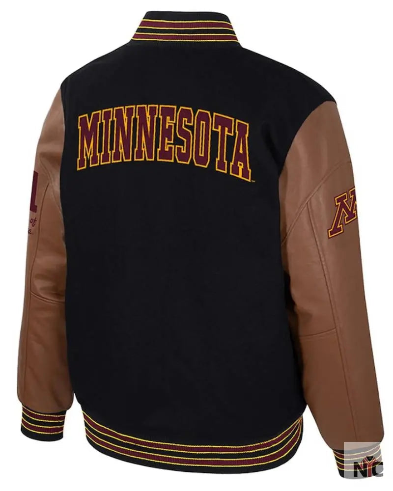 Men’s Letterman Full-Snap Varsity Jacket The Urban Hawk