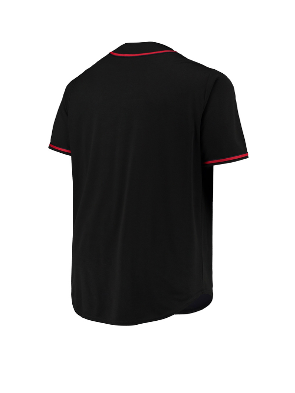 Men's St. Louis Cardinals Black/Red Big & Tall Pop Fashion Jersey USA Jackets