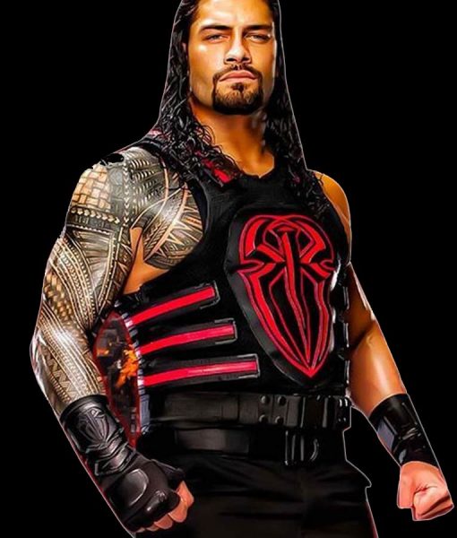 WWE Roman Reigns Red Vest USA Jackets