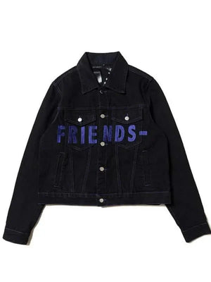 Friends Vlone Denim Jacket USA Jackets