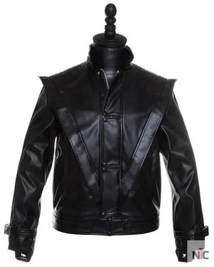 Michael Jackson Black Leather Thriller Jacket The Urban Hawk