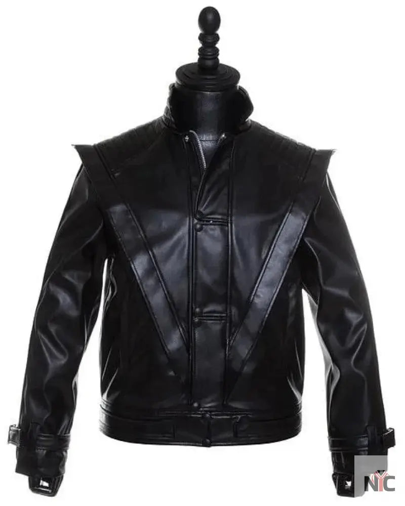Michael Jackson Black Leather Thriller Jacket The Urban Hawk