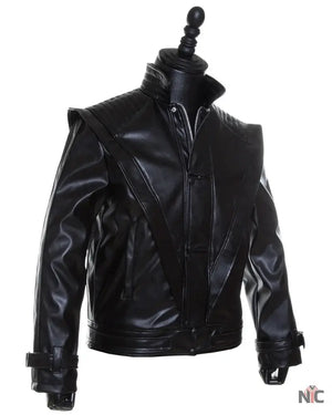 Michael Jackson Black Leather Thriller Jacket The Urban Hawk
