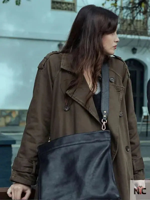 Milena Smit The Snow Girl Green Coat The Urban Hawk